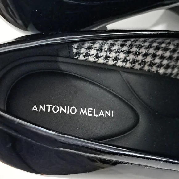 Antonio Melani Palmer Lug Sole Chain Detail Platform Loafer Pumps - Picture 7 of 8